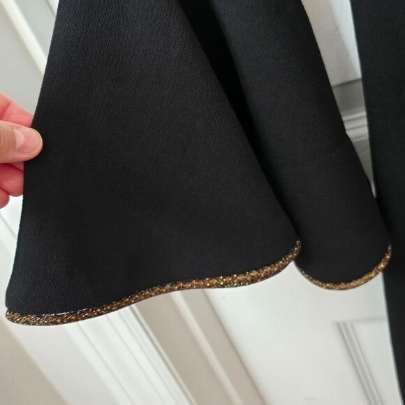 Trina Turk Black Dress with Gold Accents - Picture 5 of 6